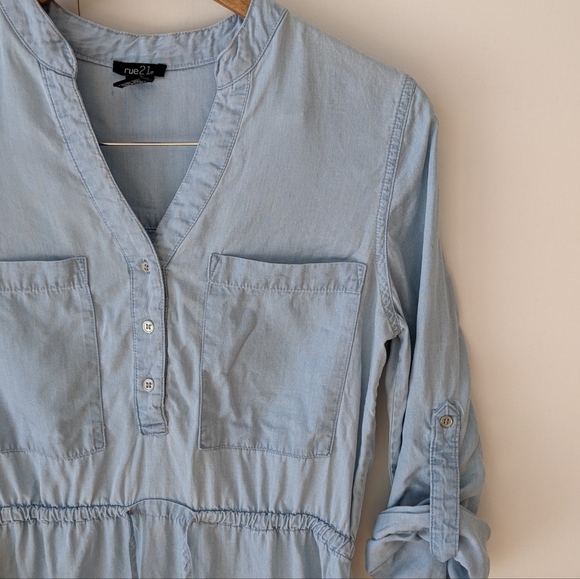 Rue21 Light Denim Dress Size S - Picture 5 of 10